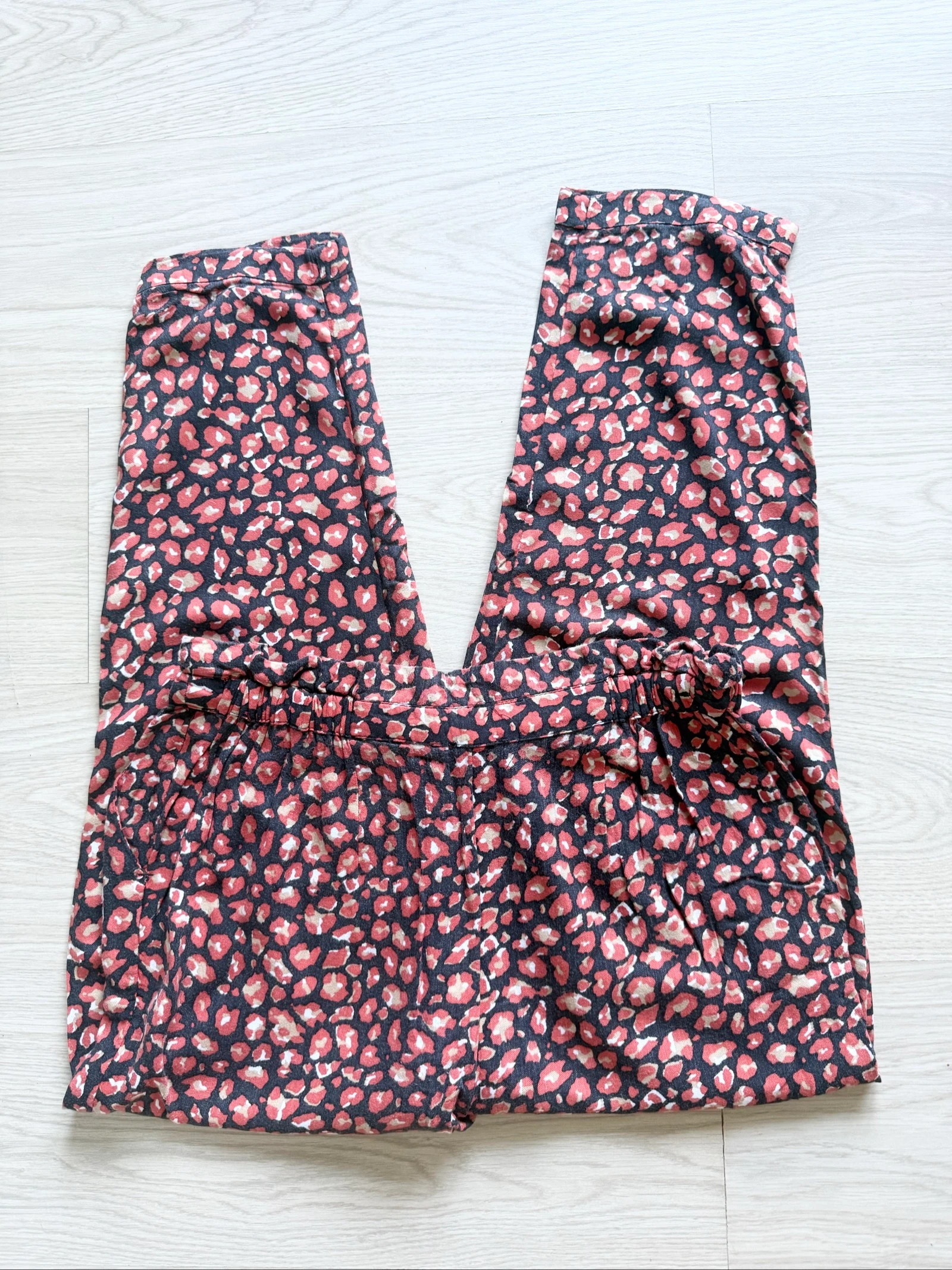 Calça curta Sarouel coral e preta Pimkie tamanho 36 P – photo 5